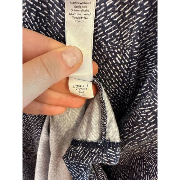 Athleta Santorini Blue Racerback Thera Print Sleeveless Tank Dress Medium - Picture 6 of 8